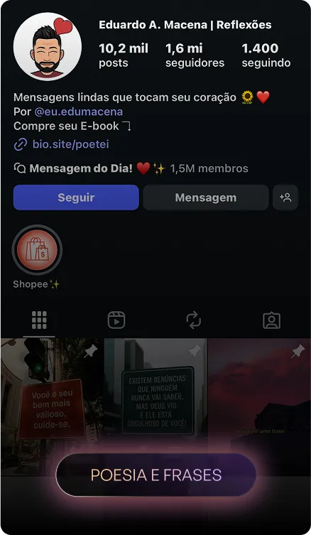 Página de aluno 3
